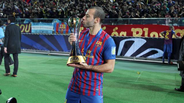 Mascherano hạnh phúc khi vô địch cúp các CLB thế giới